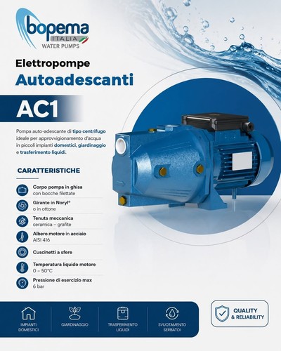 Elettropompa pompa autoclave