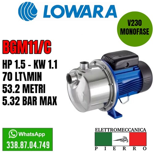 Elettropompa pompa lowara - elettropompa,